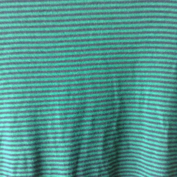 Loft Green Long Sleeve Striped Top - Picture 4 of 7